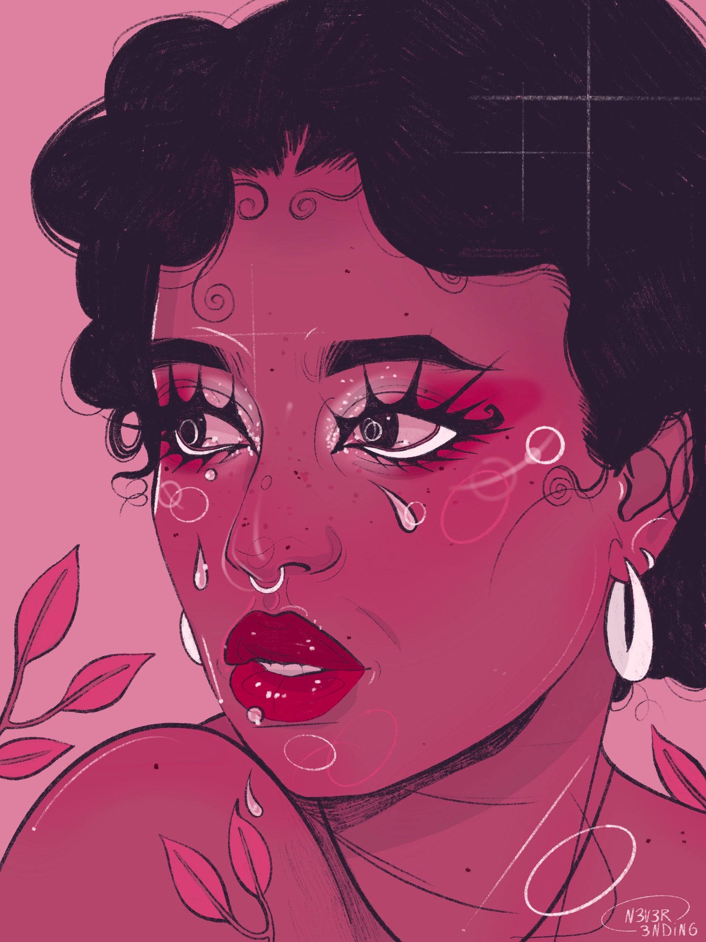 Pink portrait